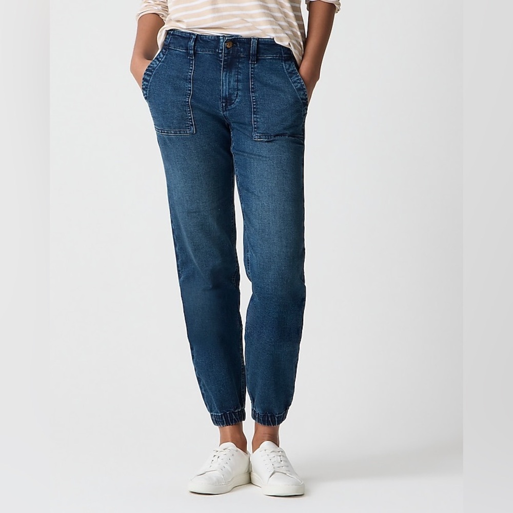 J. Crew Deep Blue Cropped Jeans